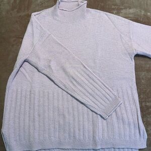 Lavender Turtleneck Sweater
